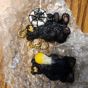 Black Bear Ceiling Fan and Light Pulls